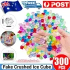 300PCS Mix Color Fake Crushed Ice Rocks Ice Cubes Acrylic Vase Fillers Ice Cube