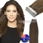 Seamless Skin Wefts Tape in Human Hair Extensions Invisible Tape-ins Thick Hair