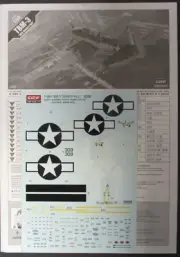 Academy 1/48th Scale TBM-3 - Decals & Directions from Kit No. 12285
