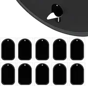 Bicycles Sealed Wheel Sticker, Set of 10 Wheelset Valves Pad Sticker, Bicycles Rims Parts, Black Cycling Accessories for All Women Men Cycling Lovers