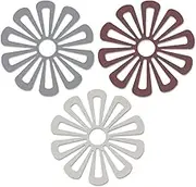 Silicone Trivet Mat for Kitchen, Hot Pot Holder Hot Pads for Pans Pots, Trivets Hot Plates for Hot Dishes, Heat Resistant Table Mats for Countertop, Set of 3