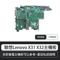 在飛比找Yahoo!奇摩拍賣優惠-☆偉斯電腦☆ 聯想 Lenovo ThinkPad X31 