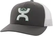 [HOOey] Youth Adjustable Snapback Trucker Mesh Back Hat (Grey/White - 2206T-GYWH-Y), Pink Black Olive,black Red Denim/White, 0-8