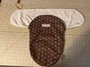 The Peanut Shell P.S. Just Go Brown Baby Wrap NEW with Tags