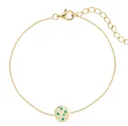 GEORGINI COMMONWEALTH COLLECTION SOUTHERN CROSS BRACELET GOLD