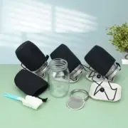 Sprouting Jar Kit,4pcs 1000ml Wide Mouth Sprout Germination Mason Jars