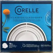 New Corelle Vitrelle Classics 16-Piece Brasserie Dinnerware Set 1147827