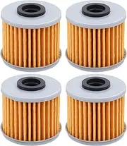 HouYeen 4Pcs Engine Oil Filter for Honda CB125F 2021-Up Motorcycles