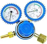 Industrial Pressure Regulators Pressure Regulator Mig Flow Meter Gauge CO2 Reducer Valve Welding Fit Gas Torch Cutting Regulator(Oxygen Meter)