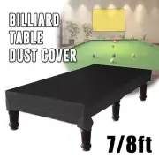 7/8FT Pool Snooker Billiard Table Cover Polyester Waterproof Dust Cap Outdoor