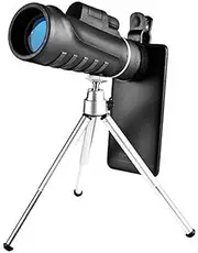 High Power 50x60 High Power Monocular, BAK4 Prism Monocular Waterproof Monocular Scope with Smartphone Holder & Tripod, Suitable
