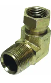 Apache Straight 90 Degree Swivel Adapter - 3/4in. F NPSM x 3/4in. F NPTF