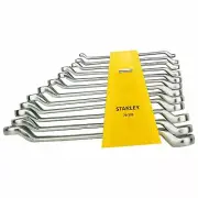 Stanley 12 Pieces Shallow Offset Bi-Hex Ring Spanner Set 70-395 Express Delivery