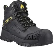 [Amblers Safety] Womens Mary Lightweight 6" Safety Boots, Black, 9 UK