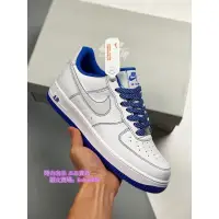 在飛比找蝦皮購物優惠-現貨免運 Air Force 1 '07 藍白簽字筆 全掌內