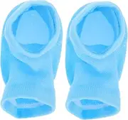 Hoement Height Increasing Sock Pads Shoe Heel Inserts for Women Men Breathable Half Sock Inserts with Silicone Lift 1 Set