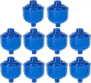 10 Pack Disposable Mini Air Water Trap Filters with Standard 1/4" Threads Fits Most Spray Guns and Air Tools