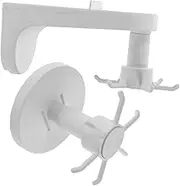 Ciieeo 2pcs Adhesive Rotating Hook Claw Wall Mounted Kitchen Utensil Storage Punch Design for Convenient Access and Space Saving Organization