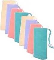 Healvian 8pcs Soap Bags Mesh Holders for Solid Shampoo Bar Travel Shower Soap Saver Case