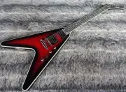 Epiphone Dave Mustaine Flying V Prophecy Aged Dark Red Burst Finish