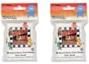 Arcane Tinmen Small Board Game Card Sleeves - 44mm x 68mm - Bundle of 2 - 200 Sleeves Total
