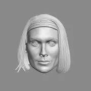 Mandalorian Bo Katan Kryze Katee Sackhoff custom head for Star Wars figures