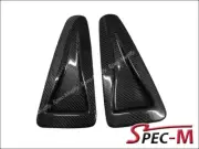 Carbon Fiber Hood Vent Insert Air Intake Ducts fits Nissan GT-R GTR R35 CBA DBA