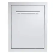 Sunstone Trash Chute Unit 16.25" Stainless Steel Sturdy Soft-Closing 1-Drawer