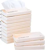 Car Tissue Refills 600 Sheets Facial Tissues Refills for Car Visor Tissue Holder, Travel Tissue Tubes Box Container Perfect Fit for Car Tissues Cylinder