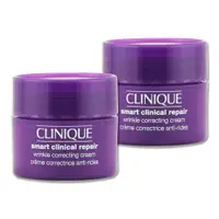 在飛比找ETMall東森購物網優惠-【CLINIQUE 倩碧】天才激光超緊緻活膚霜15ML*2