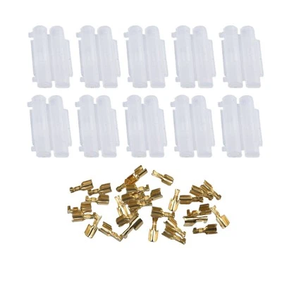10 X In Line 6x30mm Fuse Holder Crimp Peanut Flip Shell Push Fit Type Bike Quad
