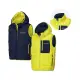 ├登山樂┤日本 mont-bell Thermaland Hood Vest 幼童連帽化纖背心 亮黃/黑 # 1101605FY/DN