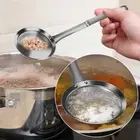 Fine Mesh Skimmer Soy Milk Filter Sieve Stainless Steel Strainer with Long