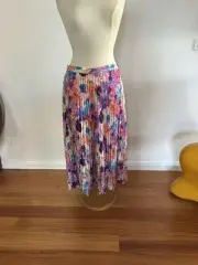 Gorman Pleated Skirt .. Size 14.. ‘FloraRosa’ RRP $249