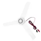 Portable Gazebo Fan Portable for DC 12V Camp Fan RV Ceiling Fan Travel Fan