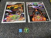 1999 BALLY REVENGE FROM MARS PROMO KEY PLASTIC & FLYERS #2
