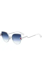 Fendi FF 0242/S SCB NE 52 Silver & Blue