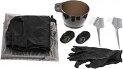 Labymos Ha Coloring Kit Dyeing Tinting Bowl Brush Salon Apron Ear Cover Gloves Hadressing Coloring Tool