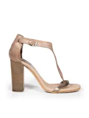 Brown Leather Open Toe Sandals