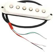 Perfeclan Guitar Pickup Set Alnico 5 Humbucker Spare Pare 6 String Alnico 5 Pickup Neck Humbucker for Electric Guitar Accessory DIY, white