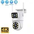 8MP PTZ Wifi Camera Night Vision Dual Screen 4MP Security Protection Home Camera