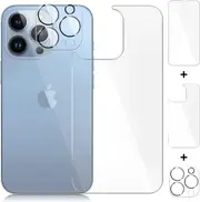 [3in1] Front Screen Protector for iPhone 13 Pro Max (6.7-Inch) + Camera Protector + Back Screen Protector Tempered Glass [Anti-Scratch]-For iPhone 13 Pro Max