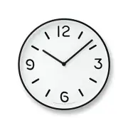 Lemnos MONO Clock White LC10-20A WH Wall Clock Japan