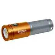 Bigblue AL2600XWP-II 2600 Lumen Extra-Wide Beam LED Dive Light Orange/Silver