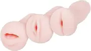 Adam & Eve Adam's Stroker Trio - Flesh