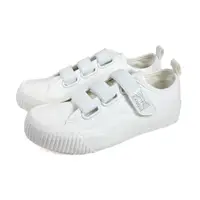 在飛比找momo購物網優惠-【KANGOL】KANGOL 休閒鞋 布鞋 女鞋 白色 魔鬼