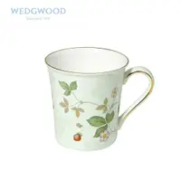 在飛比找ETMall東森購物網優惠-Wedgwood威基伍德野草莓骨瓷敞口綠色馬克杯水杯咖啡杯歐