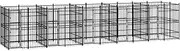 Dog Kennel Outdoor Dog Pen Dog Playpen Dog Enclosure Dog Run for Backyard, Dog Exercise Pen with Lockable Door for Small/Medium Dogs, 960 x 192 x 200 cm