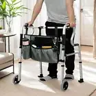 Waterproof Wheelchair Bag Folding Rollator Organizer Basket Walkers Seniors