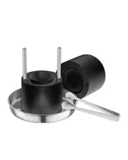 2.4" Aluminum Ice Ball Press Kit with Tongs & Drip Tray for Drinks